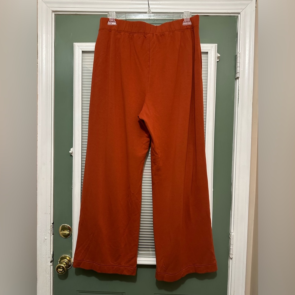 Old Navy 2pc set Cozy Knit Cowl sweatshirt + wide leg pants in Cider Sz Large - Picture 6 of 10